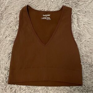 Garage Cropped Tank Top